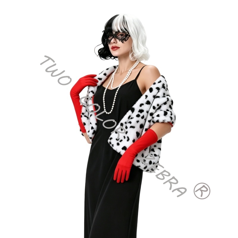 Круэлла Дьявол Косплей Костюм  – обзор и цена Face Scarf Mask